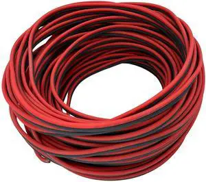 16 Gauge CCA Speaker Wire Oversized Red/Black Audio Speaker Cable 25FT, 50FT, 100FT, 200FT, 300FT & 600FT (150ft 16 Gauge) 16 Gauge CCA Speaker Wire Oversized Red/Black Audio Speaker Cable 25FT, 50FT, 100FT, 200FT, 300FT & 600FT (150ft 16 Gauge)
