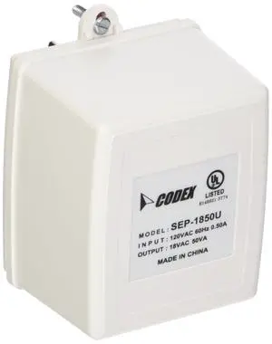 SECURITY VIDEO TR1850 Transformer 18 VAC, 50VA for CCTV Systems SECURITY VIDEO TR1850 Transformer 18 VAC, 50VA for CCTV Systems