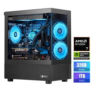 NINGMEI Gaming PC - AMD Ryzen 7 5700X - GeForce RTX 5060 - 32GB DDR4 RAM - 1TB M.2 NVMe SSD - 650W PSU - Windows 11 - WiFi - Prebuilt Gaming Desktop - Black NINGMEI Gaming PC - AMD Ryzen 7 5700X - GeForce RTX 5060 - 32GB DDR4 RAM - 1TB M.2 NVMe SSD - 650W PSU - Windows 11 - WiFi - Prebuilt Gaming Desktop - Black
