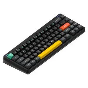 Halo65 V2 Wireless Mechanical Keyboard with PBT Keycaps,65% Hot Swappable Custom Gaming Keyboard Compatible with QMK/VIA,RGB Backlit,Gasket Structure,BT5.0/USB-C/2.4GHz,Black-Raspberry Switches Halo65 V2 Wireless Mechanical Keyboard with PBT Keycaps,65% Hot Swappable Custom Gaming Keyboard Compatible with QMK/VIA,RGB Backlit,Gasket Structure,BT5.0/USB-C/2.4GHz,Black-Raspberry Switches