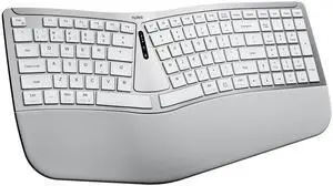 RT07B Wireless Ergonomic Keyboard - Split Keyboard, Wrist Rest, Natural Typing, Bluetooth and USB Connectivity, USB-C Rechargeable,Compatible with Windows Mac (Pink) RT07B Wireless Ergonomic Keyboard - Split Keyboard, Wrist Rest, Natural Typing, Bluetooth and USB Connectivity, USB-C Rechargeable,Compatible with Windows Mac (Pink)