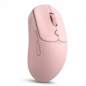 MO1 Wireless Mouse, 55g Ultra-Lightweight Computer Mice, 6 Programmable Buttons, 2.4GHz/Bluetooth/Wired, 6000 DPI Optical Sensor, Pink MO1 Wireless Mouse, 55g Ultra-Lightweight Computer Mice, 6 Programmable Buttons, 2.4GHz/Bluetooth/Wired, 6000 DPI Optical Sensor, Pink