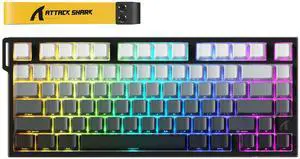R82 HE RT Wired RGB 8K Mechanical Gaming Keyboard-Moonlight R82 HE RT Wired RGB 8K Mechanical Gaming Keyboard-Moonlight