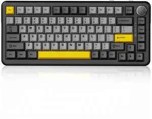 AJAZZ AK820 HE Wired 75% Gaming Keyboard, Hall Effect Magnetic Switch with Rapid Trigger, 8KHz Polling Rate, Gasket Mount, PBT Keycaps, RGB Backlit, Metal Volume Knob for PC/Mac, Black AJAZZ AK820 HE Wired 75% Gaming Keyboard, Hall Effect Magnetic Switch with Rapid Trigger, 8KHz Polling Rate, Gasket Mount, PBT Keycaps, RGB Backlit, Metal Volume Knob for PC/Mac, Black