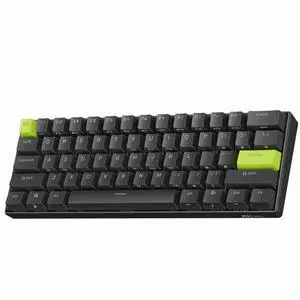 C61 HE Gaming Keyboard 60% Wired Mechanical Keyboard with Hall Effect Magnetic Switch 8000Hz Polling Rate Rapid Trigger RGB Backlit, 61 Keys, Black Green C61 HE Gaming Keyboard 60% Wired Mechanical Keyboard with Hall Effect Magnetic Switch 8000Hz Polling Rate Rapid Trigger RGB Backlit, 61 Keys, Black Green