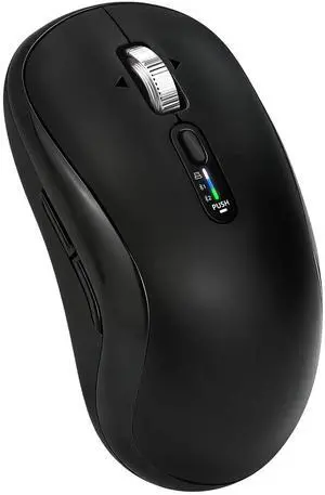Wireless Bluetooth Multi-Device Mouse with 5 Programmable Buttons, 4-Way Navigation Scroll, 5 Level DPI, Quiet Click Mice Compatible with Computer, Laptop, PC, iPad, Tablet, MacBook. Wireless Bluetooth Multi-Device Mouse with 5 Programmable Buttons, 4-Way Navigation Scroll, 5 Level DPI, Quiet Click Mice Compatible with Computer, Laptop, PC, iPad, Tablet, MacBook.