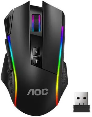 GM401 Wireless RGB Gaming Mouse, 12000 DPI, Rapid-Fire Shotcut, 70Hrs GM401 Wireless RGB Gaming Mouse, 12000 DPI, Rapid-Fire Shotcut, 70Hrs