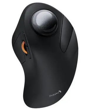EM03 NL Wireless Bluetooth Trackball Mouse, Finger Control, Gray EM03 NL Wireless Bluetooth Trackball Mouse, Finger Control, Gray