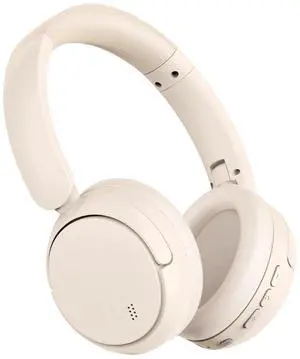 Bluetooth Headphones with Active Noise Cancelling (ANC), Wireless Over Ear Bluetooth Headsets with 35H Playtime, HiFi Stereo Foldable Headphones with Foam Ear Cups for Sports, Travel, White Bluetooth Headphones with Active Noise Cancelling (ANC), Wireless Over Ear Bluetooth Headsets with 35H Playtime, HiFi Stereo Foldable Headphones with Foam Ear Cups for Sports, Travel, White