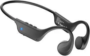New Bone Conduction Headphones Bluetooth 6.0, Open Ear Earbuds with Mic, Premium Sound, 3 EQ Modes, 10H Playtime, 25g Lightweight, IP65 Waterproof Sports Headphones for Running Cycling HikingBlack New Bone Conduction Headphones Bluetooth 6.0, Open Ear Earbuds with Mic, Premium Sound, 3 EQ Modes, 10H Playtime, 25g Lightweight, IP65 Waterproof Sports Headphones for Running Cycling HikingBlack