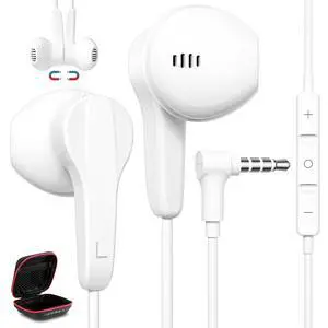 School Earbuds Wired 3.5mm Headphone with Mic for Laptop PC Office School Earbuds Wired 3.5mm Headphone with Mic for Laptop PC Office