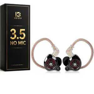 2026 Latest erabuds,KBEAR BK1 Wired Gaming Earbuds,10mm Single DD in Ear Monitor,HiFi Headset Wired Earbuds IEM Earphones with Detachable Cable for Gaming/Music/Video (Black, 3.5 no mic) 2026 Latest erabuds,KBEAR BK1 Wired Gaming Earbuds,10mm Single DD in Ear Monitor,HiFi Headset Wired Earbuds IEM Earphones with Detachable Cable for Gaming/Music/Video (Black, 3.5 no mic)