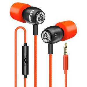 Clamor Wired Earbuds in-Ear Headphones, 5 Years Warranty, Earphones with Microphone, Noise Isolating Ear Buds, Memory Foam for iPhone, Samsung, School Students, Kids, Women, Small Ears - Coral Clamor Wired Earbuds in-Ear Headphones, 5 Years Warranty, Earphones with Microphone, Noise Isolating Ear Buds, Memory Foam for iPhone, Samsung, School Students, Kids, Women, Small Ears - Coral