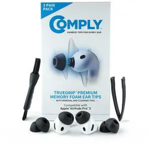 TrueGrip Premium Memory Foam Replacement Ear Tips TrueGrip Premium Memory Foam Replacement Ear Tips