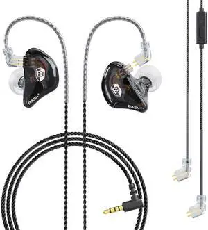 Bsinger Professional in Ear Monitor Headphones, Dual Drivers 2-Pin IEM Earbuds with Mic, Clear Sound HiFi Earphones for Musicians Drummers and Stage (Black, 2-Pin) Bsinger Professional in Ear Monitor Headphones, Dual Drivers 2-Pin IEM Earbuds with Mic, Clear Sound HiFi Earphones for Musicians Drummers and Stage (Black, 2-Pin)