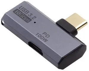 USB-C Splitter 1 in 2 Out Charger Connector Type-C Female USB3.0 10Gbps Data OTG & 100W PD Power Adapter for Laptop Tablet Phone USB-C Splitter 1 in 2 Out Charger Connector Type-C Female USB3.0 10Gbps Data OTG & 100W PD Power Adapter for Laptop Tablet Phone