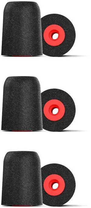 P-Series Memory Foam Replacement Ear Tips, Black, Medium (3 Pairs) | For Etymotic, NuForce, ISOtunes PRO, Q-Jays, & More, Superior Noise Isolation, Ultimate Comfort, Secure Fit P-Series Memory Foam Replacement Ear Tips, Black, Medium (3 Pairs) | For Etymotic, NuForce, ISOtunes PRO, Q-Jays, & More, Superior Noise Isolation, Ultimate Comfort, Secure Fit