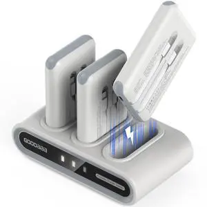 Portable Charger, 3-Pack 10000mAh Slim Power Bank Built in Cables, 3 Outputs 1 Inputs Family Power Hub for All Mobile Devices, Charging Station Set Includes 140 DlY Stickers, for Home,Office Portable Charger, 3-Pack 10000mAh Slim Power Bank Built in Cables, 3 Outputs 1 Inputs Family Power Hub for All Mobile Devices, Charging Station Set Includes 140 DlY Stickers, for Home,Office