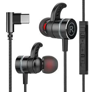 USB C Headphone for Samsung Wired Earbuds Magnetic in-Ear Type C Earphone with Microphone Volume Control Deep Bass Stereo Noise Canceling for iPhone 17 Pro Max Air 16 16e 15 Pixel 10 9a (Black) USB C Headphone for Samsung Wired Earbuds Magnetic in-Ear Type C Earphone with Microphone Volume Control Deep Bass Stereo Noise Canceling for iPhone 17 Pro Max Air 16 16e 15 Pixel 10 9a (Black)