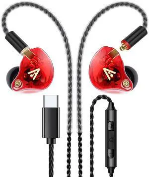 Vibes 202MC USB-C HiFi Wired Earbuds, Type-C Headphones with Mic Vibes 202MC USB-C HiFi Wired Earbuds, Type-C Headphones with Mic