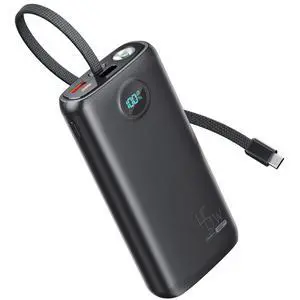 Portable Charger 20000mAh 45W, Built in USB C Cable, 3W Flashlight Portable Charger 20000mAh 45W, Built in USB C Cable, 3W Flashlight
