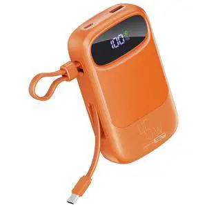Portable Charger 20000mAh 45W USB C Fast Charging, Built-in Cable Portable Charger 20000mAh 45W USB C Fast Charging, Built-in Cable