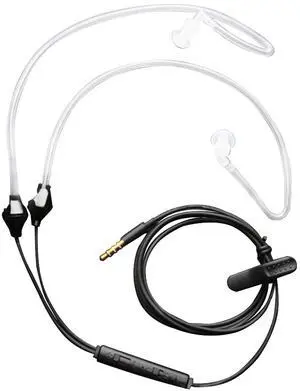 IStereo Ear Headphones,Air Tube Anti-Radiation Headsets Earphone,in Ear Stereo Noise Isolating Anti-Radiation Earbuds with Microphone for Mobile Phone Black IStereo Ear Headphones,Air Tube Anti-Radiation Headsets Earphone,in Ear Stereo Noise Isolating Anti-Radiation Earbuds with Microphone for Mobile Phone Black