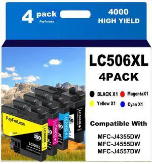 LC506XL Ink Cartridges for Brother Printer Compatible for Brother LC506 LC506XL Ink Cartridges for Brother Printer Compatible for Brother LC506