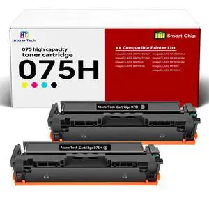 075H/075 High Yield Black Toner Cartridge MF665cdw Compatible with Canon 075/075H/CRG075 Toner Cartridge for Canon ImageCLASS MF665Cdw MF663Cdw LBP646Cdw LBP647Cdw Printer | 2-Black 075H/075 High Yield Black Toner Cartridge MF665cdw Compatible with Canon 075/075H/CRG075 Toner Cartridge for Canon ImageCLASS MF665Cdw MF663Cdw LBP646Cdw LBP647Cdw Printer | 2-Black