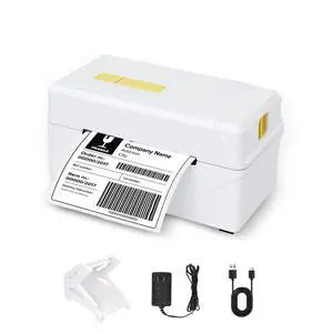 Bluetooth Thermal Shipping Label Printer, Wireless 3x5 Portable Thermal Printer for Small Business, Support iOS, Android, Windows, Mac, Widely Bluetooth Thermal Shipping Label Printer, Wireless 3x5 Portable Thermal Printer for Small Business, Support iOS, Android, Windows, Mac, Widely