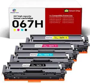 067H/067 Toner Cartridge High Yield Compatible with Canon 067H 067 Toner for Canon imageCLASS MF656Cdw MF654Cdw MF653Cdw MF652Cdw LBP632Cdw LBP633cdw MF650C Printer 4-Pack 067H/067 Toner Cartridge High Yield Compatible with Canon 067H 067 Toner for Canon imageCLASS MF656Cdw MF654Cdw MF653Cdw MF652Cdw LBP632Cdw LBP633cdw MF650C Printer 4-Pack