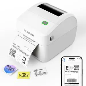 Thermal Shipping Label Printer, Wireless 4x6 Bluetooth Label Sticker Printer for Shipping Packages for Small Business,Compatible with Windows macOS Android and iOS Thermal Shipping Label Printer, Wireless 4x6 Bluetooth Label Sticker Printer for Shipping Packages for Small Business,Compatible with Windows macOS Android and iOS