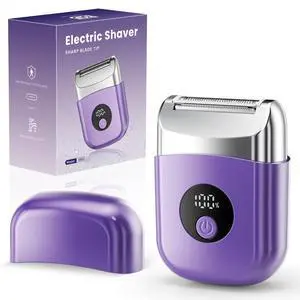 Cordless Electric Razors for Women, Travel Electric Shaver with LED Display, IPX7 Waterproof Wet Dry, Rechargeable Body Trimmer Shaver for Pubic, Face,Bikini,arms, Legs Cordless Electric Razors for Women, Travel Electric Shaver with LED Display, IPX7 Waterproof Wet Dry, Rechargeable Body Trimmer Shaver for Pubic, Face,Bikini,arms, Legs