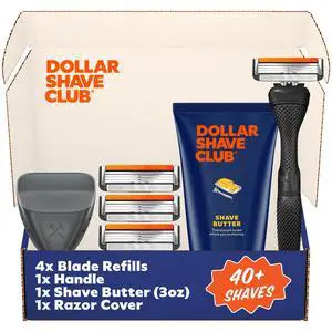 | The Member Exclusive Shave Set | 4 Swift Rinse Refill Cartridges, 1 Handle (Black), 1 Shave Butter 3 ounce, 1 Razor Cover, Razors for Men | The Member Exclusive Shave Set | 4 Swift Rinse Refill Cartridges, 1 Handle (Black), 1 Shave Butter 3 ounce, 1 Razor Cover, Razors for Men