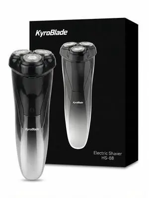 Electric Shaver for Men, 150-Min Runtime, 3D Rotary Razor, Black Electric Shaver for Men, 150-Min Runtime, 3D Rotary Razor, Black
