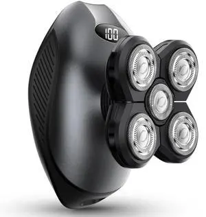 Head Shavers for Bald Men, Body Shavers for Men, Cordless Rechargeable Wet/Dry Bald Head & Groin Waterproof Electric Razor with Rotary Blades, Beard Trimmer, Clippers, Nose Trimmer, Brush (Gray) Head Shavers for Bald Men, Body Shavers for Men, Cordless Rechargeable Wet/Dry Bald Head & Groin Waterproof Electric Razor with Rotary Blades, Beard Trimmer, Clippers, Nose Trimmer, Brush (Gray)