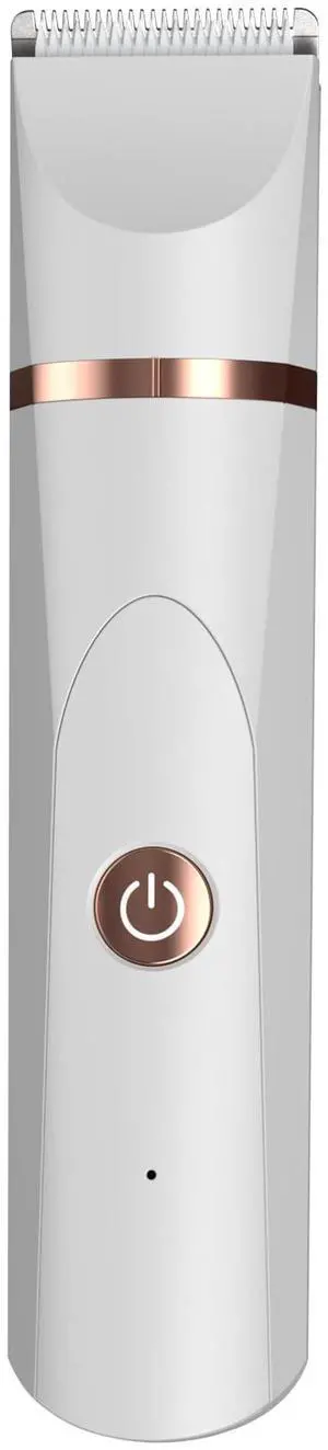 Electric Body Hair Trimmer - Groin Trimmer for Men - Bikini Trimmer Women - Wet/Dry Shaver Groomer, Replaceable Ceramic Blade Heads, USB Recharge Dock, Waterproof Hygiene Razor, White Electric Body Hair Trimmer - Groin Trimmer for Men - Bikini Trimmer Women - Wet/Dry Shaver Groomer, Replaceable Ceramic Blade Heads, USB Recharge Dock, Waterproof Hygiene Razor, White