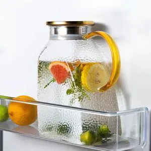 Glass Pitcher With Lid and Spout, 1.8 Liter 60 oz Glass Pitchers With Handle And Lid, Jug Water Pitchers For Fridge, Carafe Jar for Hot/Cold Water Iced Tea Juice Coffee Milk Beverage Glass Pitcher With Lid and Spout, 1.8 Liter 60 oz Glass Pitchers With Handle And Lid, Jug Water Pitchers For Fridge, Carafe Jar for Hot/Cold Water Iced Tea Juice Coffee Milk Beverage