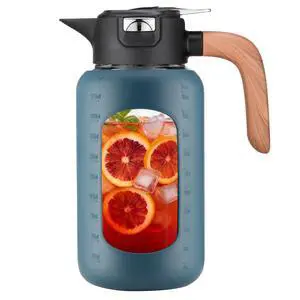 84 oz/2.5 Liter Glass Pitcher with Lid and Handle, Glass Carafe/Jug for Hot/Cold Water, Large Iced Tea Pitcher for Coffee, Juice and Homemade Beverage 84 oz/2.5 Liter Glass Pitcher with Lid and Handle, Glass Carafe/Jug for Hot/Cold Water, Large Iced Tea Pitcher for Coffee, Juice and Homemade Beverage