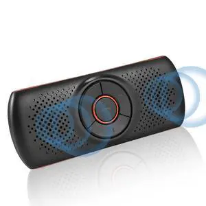 Bluetooth Car Speaker for Cellphone, Wireless Handsfree Car Kit Speakerphone with Clip for Sun Visor, Supports Siri and Voice Assistant, 20 Hours Working Time | TF Card Playing Bluetooth Car Speaker for Cellphone, Wireless Handsfree Car Kit Speakerphone with Clip for Sun Visor, Supports Siri and Voice Assistant, 20 Hours Working Time | TF Card Playing