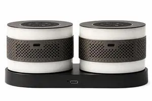 Core Duo Bluetooth Speaker System, Magnetic Modular Portable Speaker, RGB LED Ring Lights, USB-C Charging Dock, Expandable Multi-Speaker Audio Core Duo Bluetooth Speaker System, Magnetic Modular Portable Speaker, RGB LED Ring Lights, USB-C Charging Dock, Expandable Multi-Speaker Audio