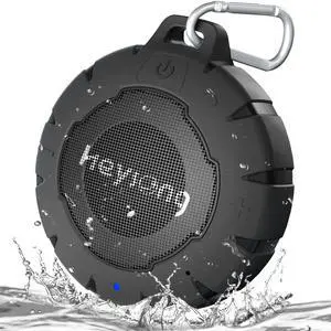 Waterproof Shower Speaker, Durable & Lightweight Portable with HD Sound, Stereo Pairing, Wireless Outdoor for Pool, Beach, Hiking, Kayaking, Gift for Men, Women Waterproof Shower Speaker, Durable & Lightweight Portable with HD Sound, Stereo Pairing, Wireless Outdoor for Pool, Beach, Hiking, Kayaking, Gift for Men, Women