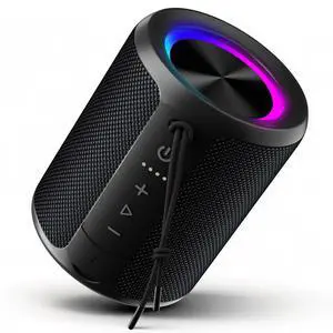 Portable Bluetooth Speaker, IPX7 Waterproof, 20W Stereo Sound, 15H Playtime, RGB Lights sync to beat. Ideal for Shower, Pool, Beach, Hiking & Gifts Portable Bluetooth Speaker, IPX7 Waterproof, 20W Stereo Sound, 15H Playtime, RGB Lights sync to beat. Ideal for Shower, Pool, Beach, Hiking & Gifts