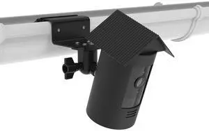 Gutter Mount with Silicone Skin Protective Cover Compatible with R-ing Stick Up Cam Plug-in/R-ing Outdoor Cam (Stick Up Cam),Weatherproof Housing Outdoor Security Camera Bracket (Black) Gutter Mount with Silicone Skin Protective Cover Compatible with R-ing Stick Up Cam Plug-in/R-ing Outdoor Cam (Stick Up Cam),Weatherproof Housing Outdoor Security Camera Bracket (Black)