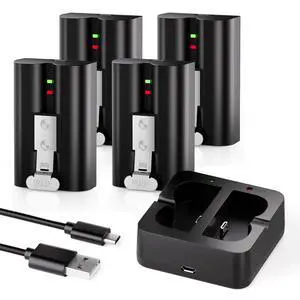 4-Pack Replacement Battery for Ring Camera Doorbell 6040mAh 4-Pack Replacement Battery for Ring Camera Doorbell 6040mAh