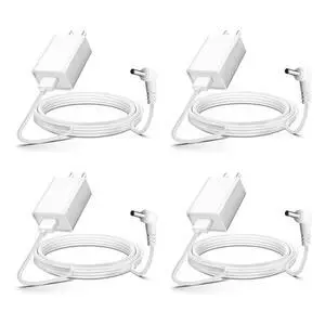 4-Pack Indoor/Outdoor Power Adapter Charger for Ring Stick Up Cam Plug-in/Ring Stick Up 3rd Gen/2nd Gen, Ring Spotlight Cam,Ring Pan Tilt Stick Up Camera Plug in Charging Cord Cable (4m/13.2ft) White 4-Pack Indoor/Outdoor Power Adapter Charger for Ring Stick Up Cam Plug-in/Ring Stick Up 3rd Gen/2nd Gen, Ring Spotlight Cam,Ring Pan Tilt Stick Up Camera Plug in Charging Cord Cable (4m/13.2ft) White