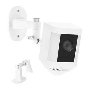 Adjustable Wall Mount for Spotlight Cam Plus/Pro (Battery) and Stick Up Cam/Pro (Battery), 360° Swivel Mounting Bracket for Indoor and Outdoor Use, White Adjustable Wall Mount for Spotlight Cam Plus/Pro (Battery) and Stick Up Cam/Pro (Battery), 360° Swivel Mounting Bracket for Indoor and Outdoor Use, White