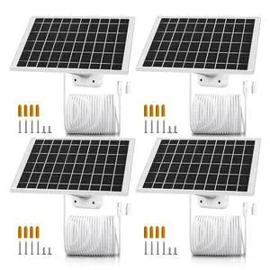 4 Pack 7W USB Type C Solar Panel Charger Compatible Ring Outdoor Cam Plus, Stick Up Cam Pro, Spotlight Cam Plus, Spotlight Cam Pro, Arlo Essential 2K 2nd Essential 3rd Gen, Arlo Pro 6th Gen 2025 4 Pack 7W USB Type C Solar Panel Charger Compatible Ring Outdoor Cam Plus, Stick Up Cam Pro, Spotlight Cam Plus, Spotlight Cam Pro, Arlo Essential 2K 2nd Essential 3rd Gen, Arlo Pro 6th Gen 2025