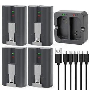 4-Pack V4 Battery, Compatible with Ring Video Doorbell 1/2/3/3 Plus/4, Spotlight Cam,Stick Up Camera,Camera Indoor Outdoor Ring Camera Batteries(2nd & 3rd Gen) 4-Pack V4 Battery, Compatible with Ring Video Doorbell 1/2/3/3 Plus/4, Spotlight Cam,Stick Up Camera,Camera Indoor Outdoor Ring Camera Batteries(2nd & 3rd Gen)