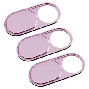 Webcam Cover, Laptop Camera Slide, 0.027 Inch Super Thin Web Camera Cover for Computer, iPad, MacBook Pro, iMac, Smartphone, Mac, PC, Protect Your Personal Privacy Security (Rose Gold-3 Pack) Webcam Cover, Laptop Camera Slide, 0.027 Inch Super Thin Web Camera Cover for Computer, iPad, MacBook Pro, iMac, Smartphone, Mac, PC, Protect Your Personal Privacy Security (Rose Gold-3 Pack)